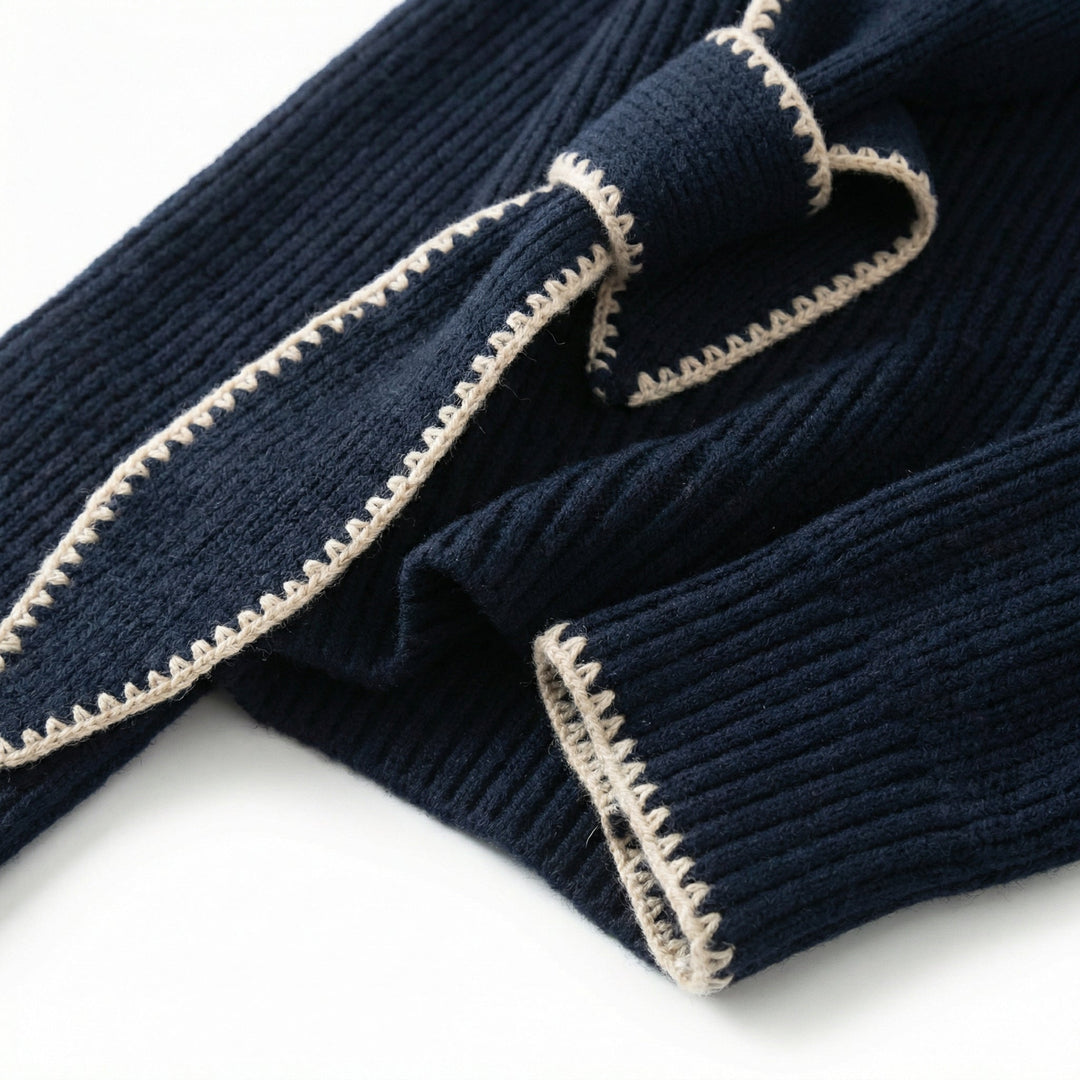 Lorméne Bow-Knit Pullover