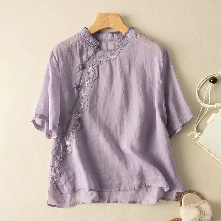 Marbella Linen Blouse