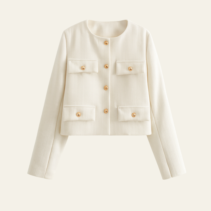 Lisbon Wool Cropped Jacket