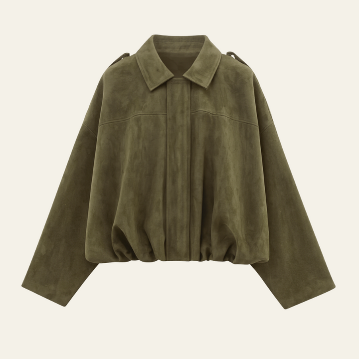 Lyon Suede Bomber Jacket