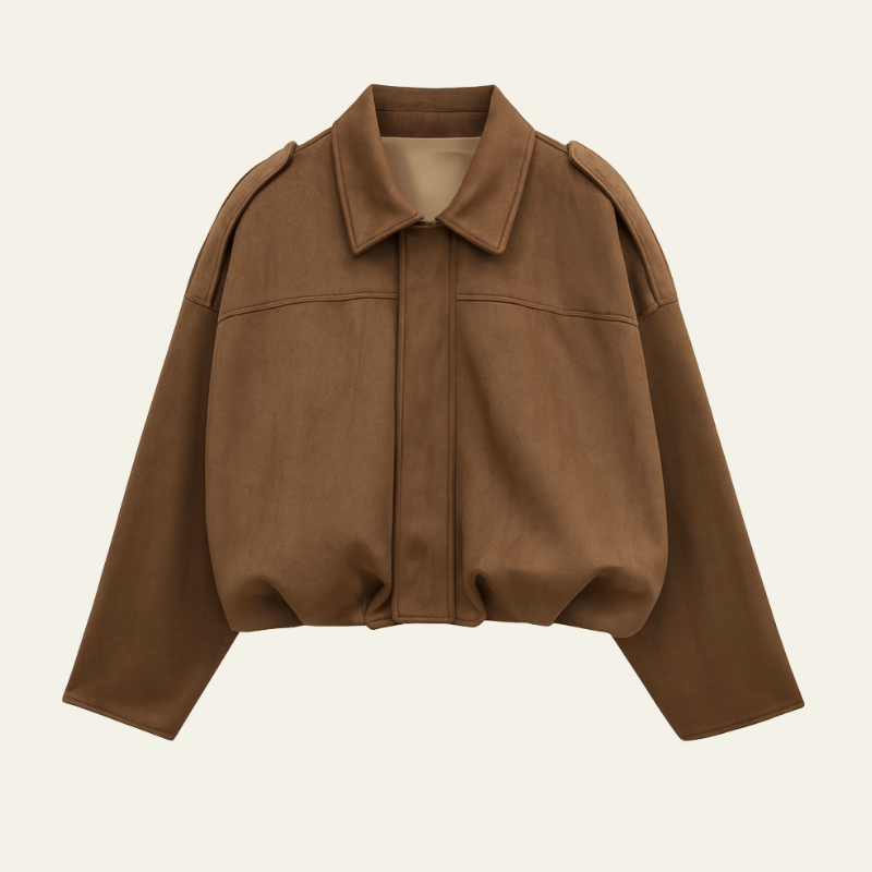 Lyon Suede Bomber Jacket