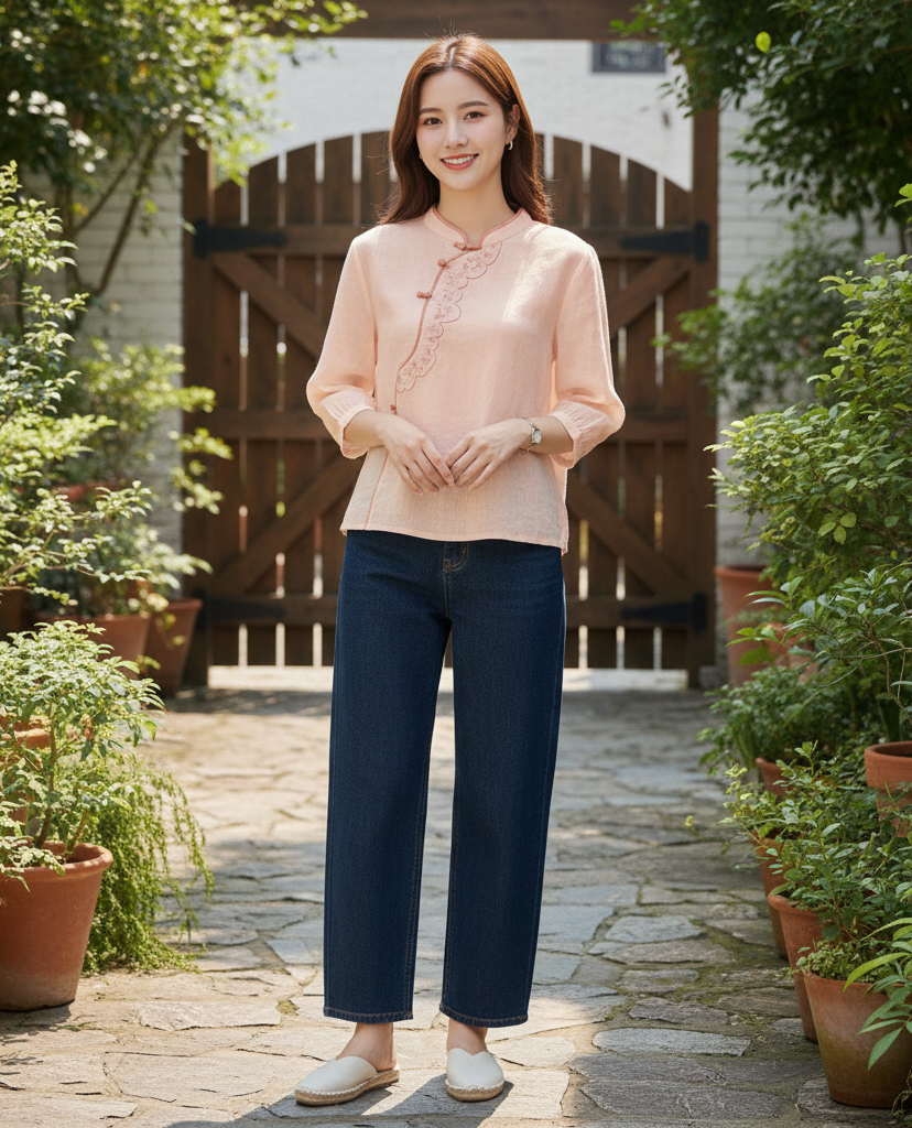 Marbella Linen Blouse