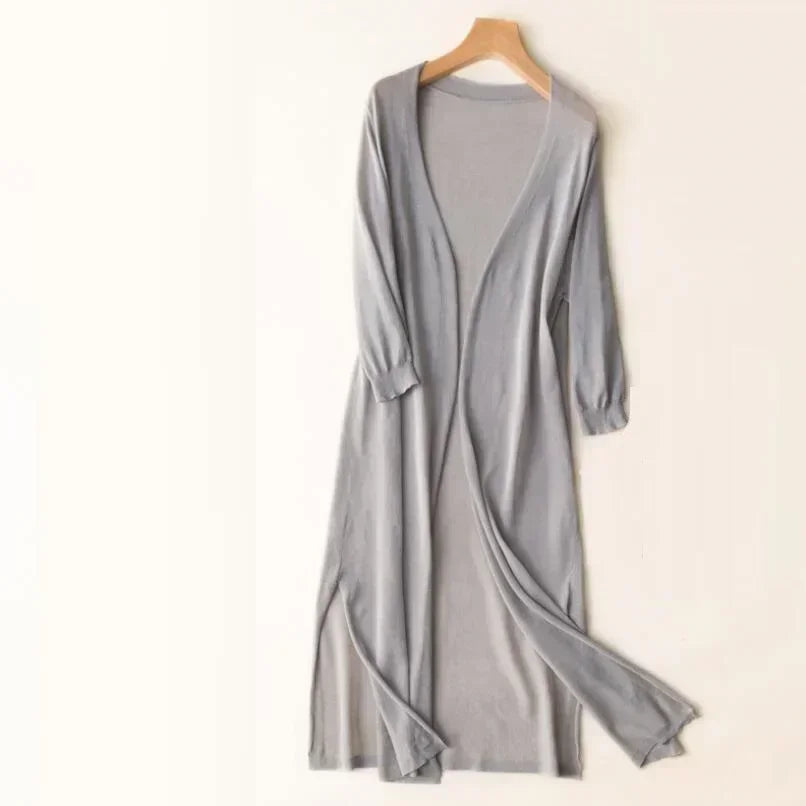 Elda Long Knit Cardigan