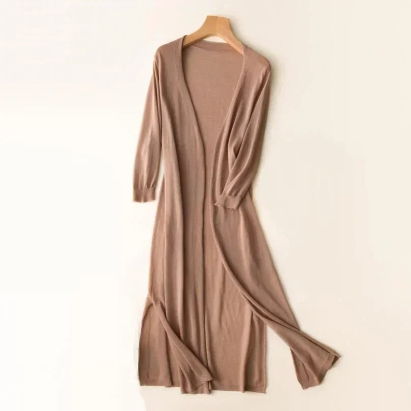 Elda Long Knit Cardigan