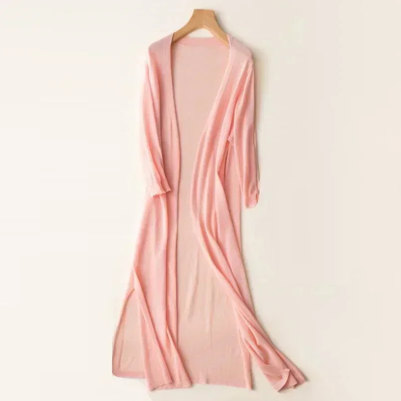 Elda Long Knit Cardigan