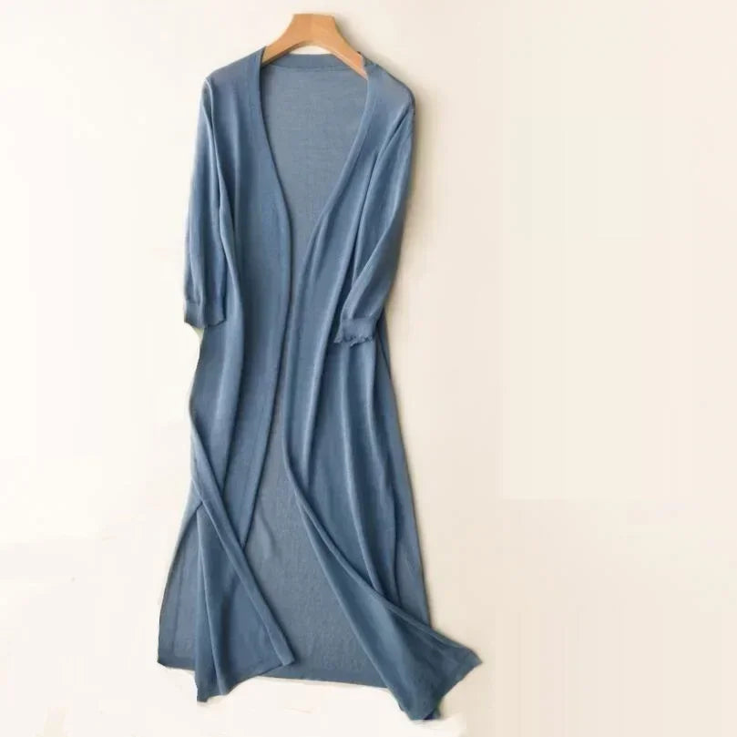 Elda Long Knit Cardigan
