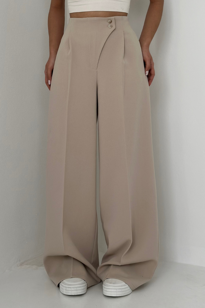 Wide Leg High Waist Pantalon for Women – Timeless & Chic