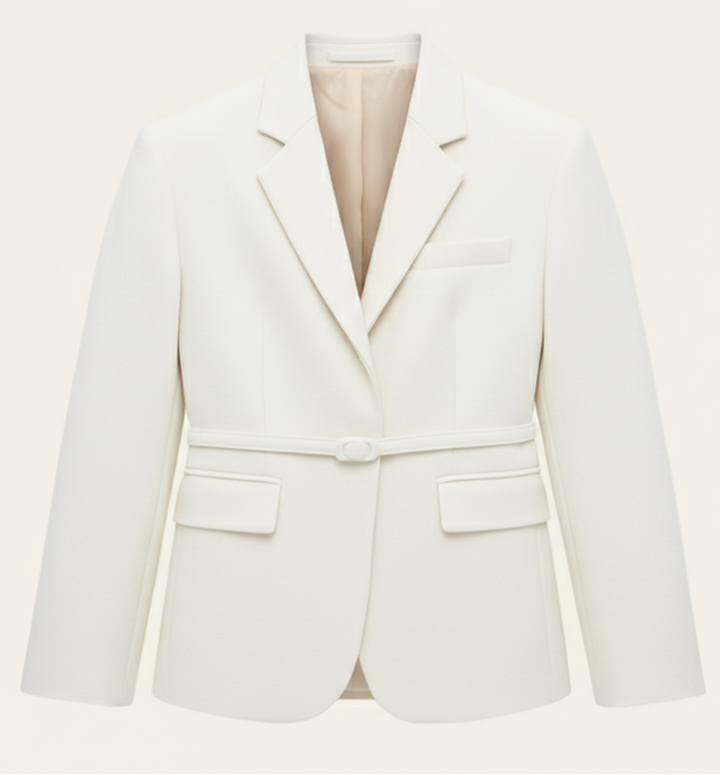 Porto Wool Belted Blazer