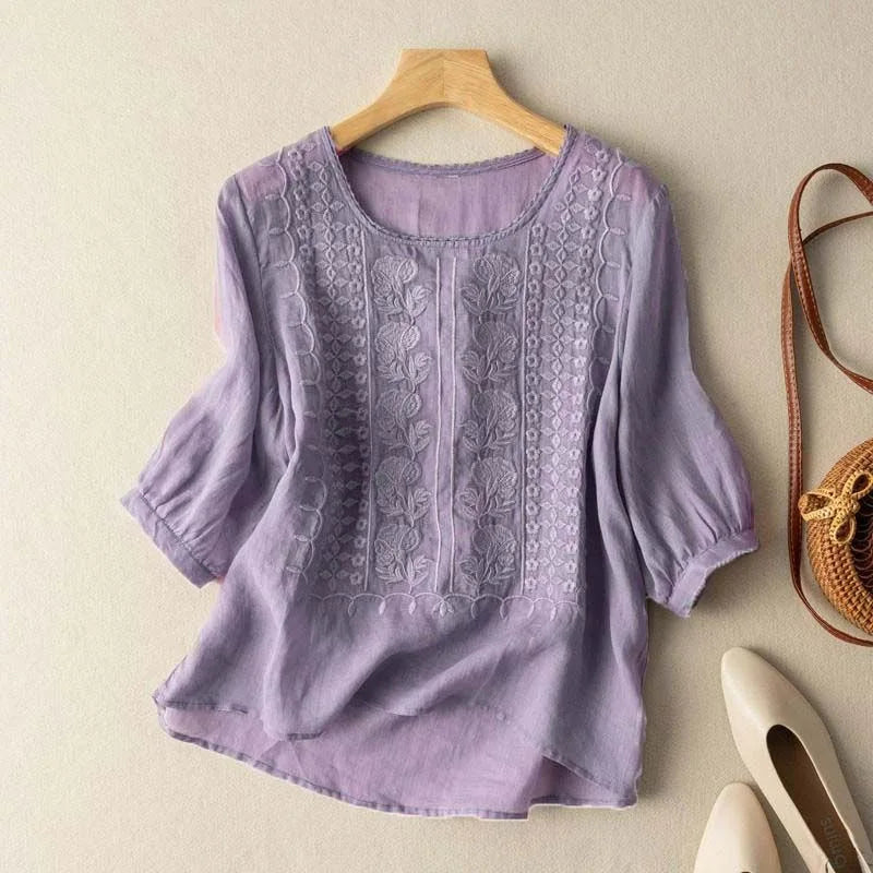 Ravello Embroidered Blouse