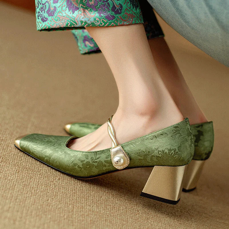 Savona Block Heel Shoes
