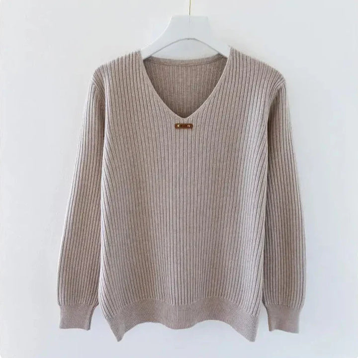 Aurelia Slim Ribbed Pullover