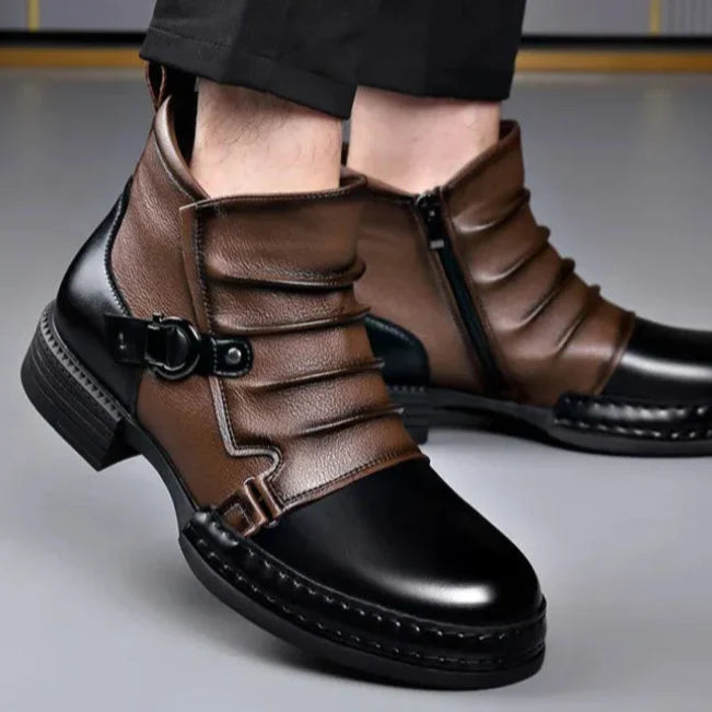 Verona Buckle Ankle Boots