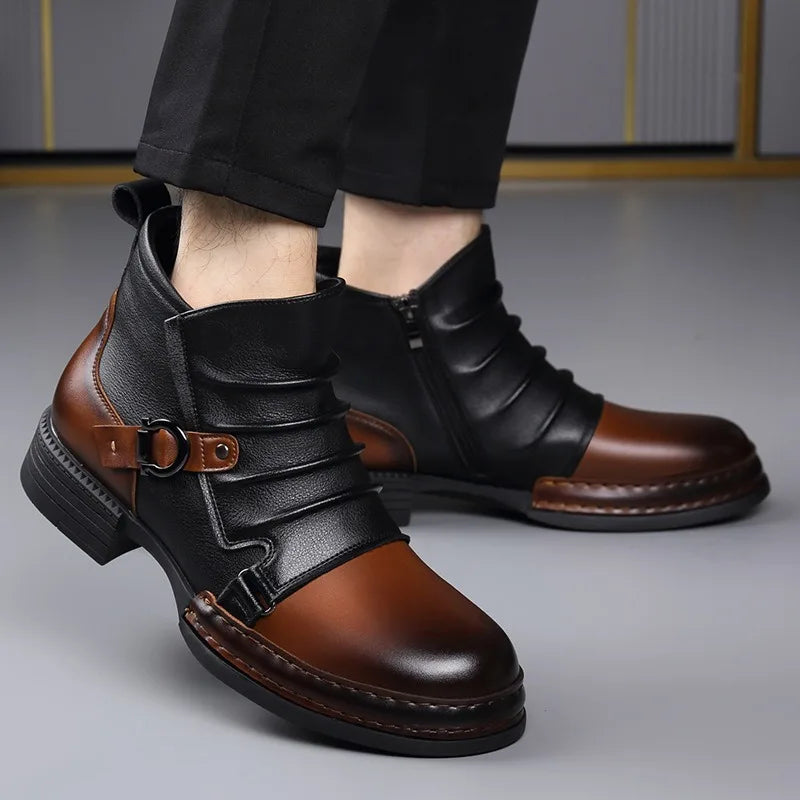 Verona Buckle Ankle Boots