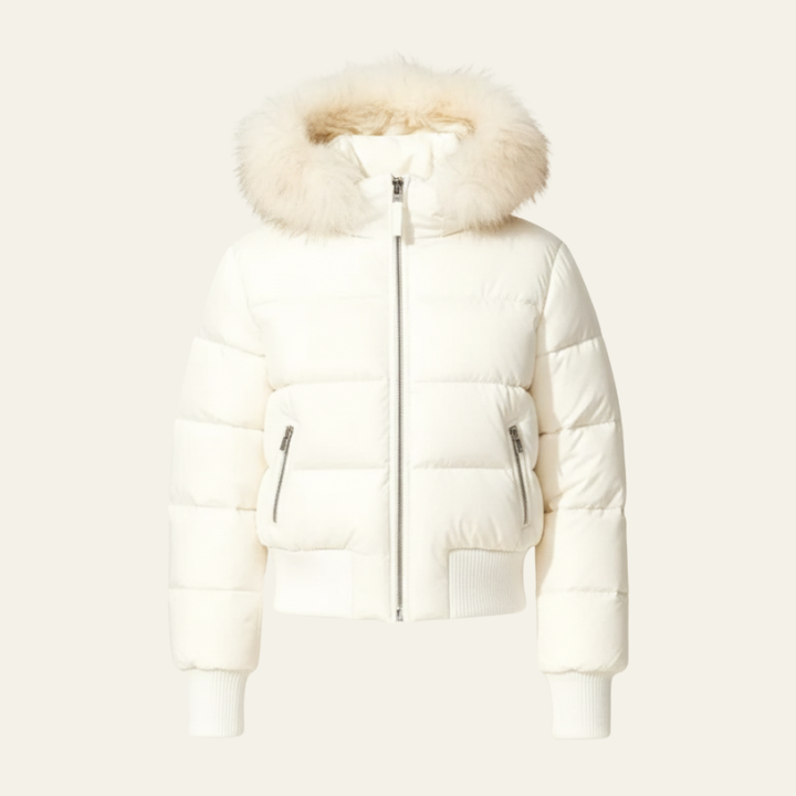 Heidi Hooded Faux-Fur Puffer Jacket