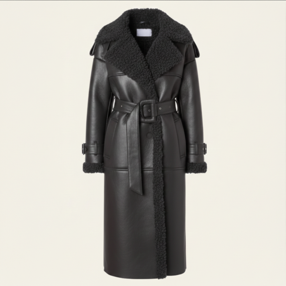 Zermatt Shearling Long Coat
