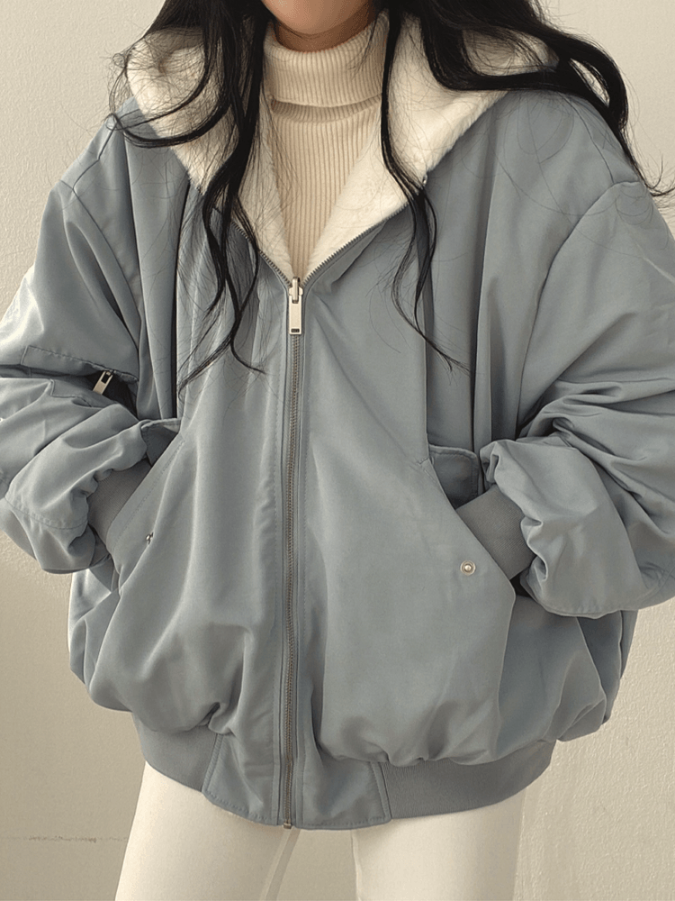 Napoli Oversized Zip Jacket