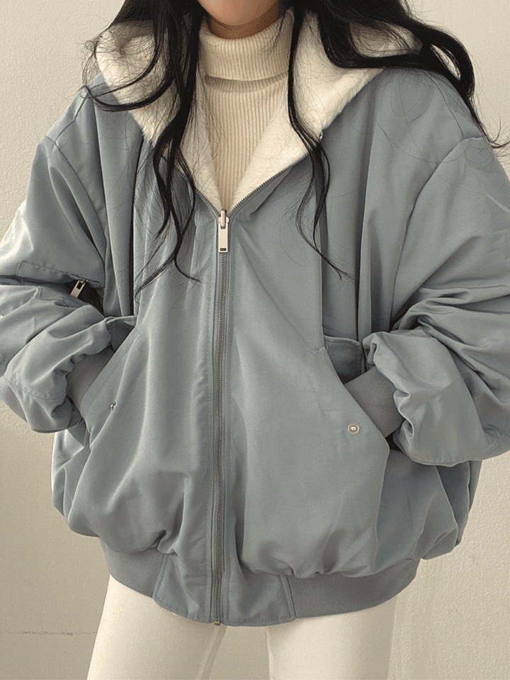 Napoli Oversized Zip Jacket